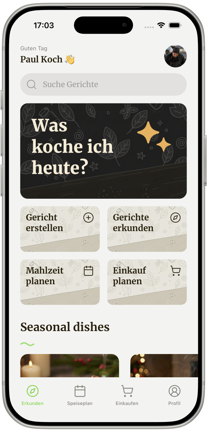 Unchef Explore Feature